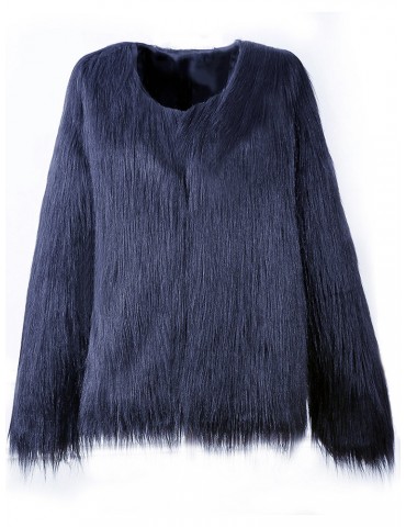 Casual Loose Warm Women Faux Fur Coats